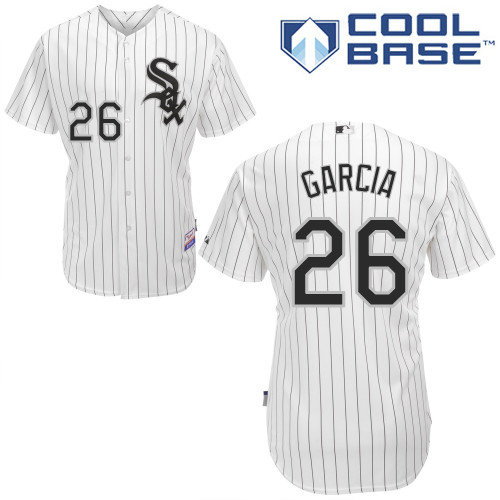 Avisail Garcia #26 MLB Jersey-Chicago White Sox Men's Authentic Home White Cool Base Baseball Jersey